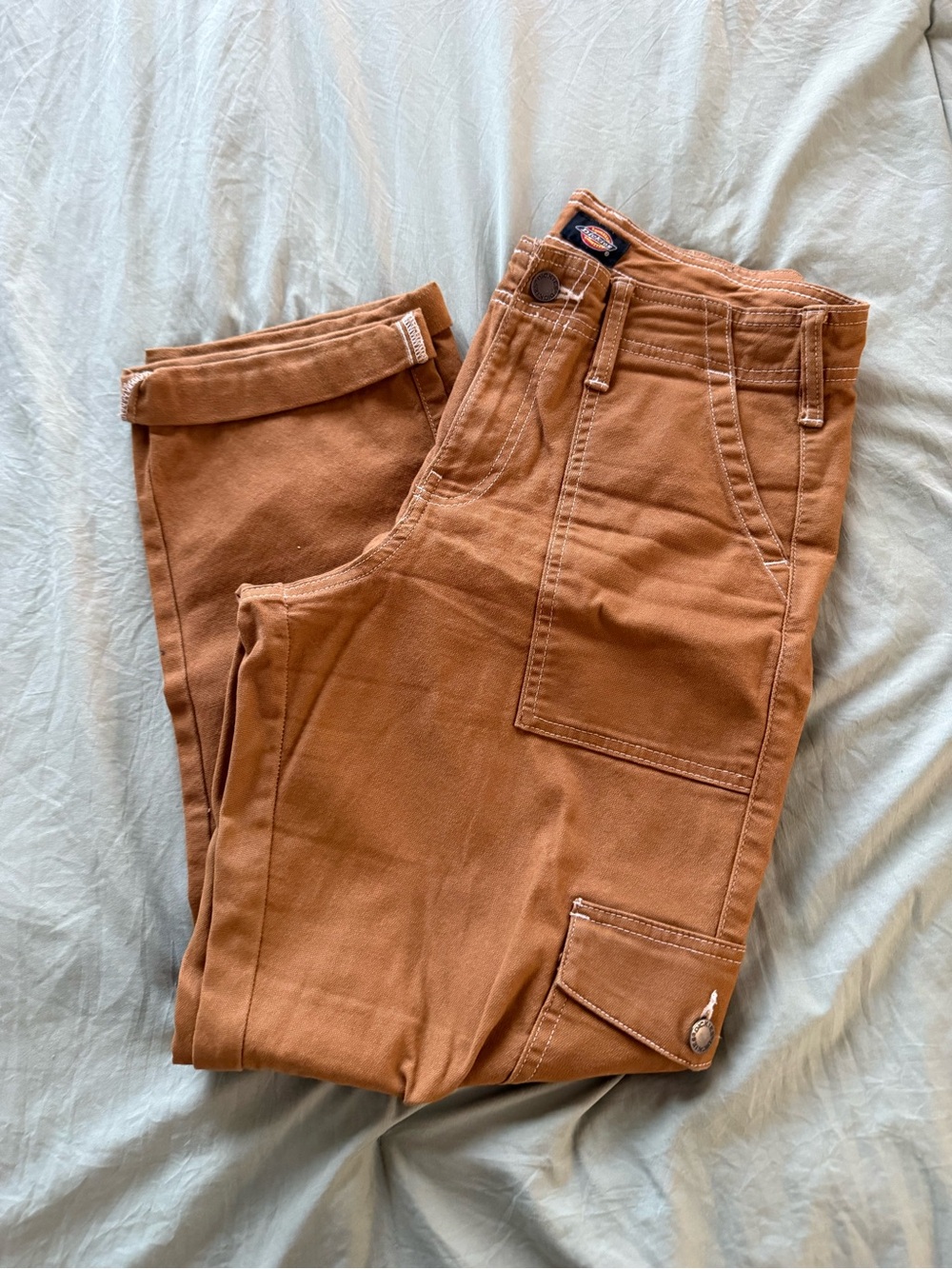 Dickies Women’s Brown Carpenter Pants - Durable Workwear